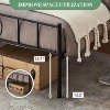 Metal Bed Frame Platform with Headboard and Footboard, Metal Bed Mattress Foundation, King Bed Frame with Storage, Easy Assembly, No Box Spring Needed - 4 of 4