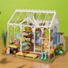 ROBOTIME Dreamy Garden House DIY Miniature House Kit Christmas Birthday Gifts for Boys & Girls, Multicolored, 9.6"*7.5"*7.5" - 3 of 4