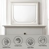 Laveda Pearl White Finish Mirror w/LED - 3 of 4