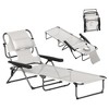 Resenkos Premium Foldable Recliner Chair, Comfortable Lounge Seat With Backrest, Ideal, Navy Blue - 2 of 4