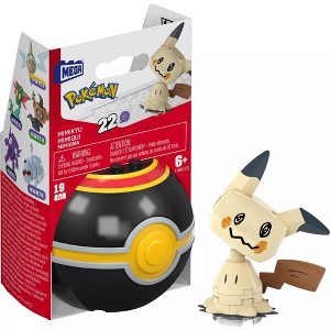 MEGA Construx Pokémon Ghost-Type Poké Ball Buildable Figure Mimikyu  Build, Play & Display - 1 of 3