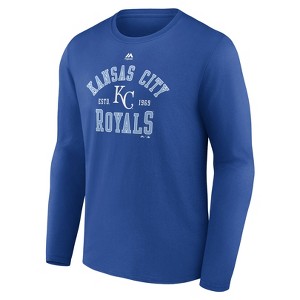 MLB Kansas City Royals Men's Long Sleeve Core T-Shirt - S - 1 of 3