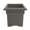 Bloem Veranda 26" Resin Deck Box Planter with Optional Knock-Out Drainage - 4 of 4
