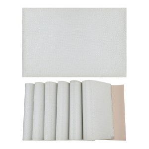 REGALWOVEN PVC Heat Resistant Wipeable Sparkle Placemats 18 x 12 Inch 6 Pcs - 1 of 4