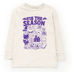 SmileyWorld Tis The Season Halloween - Toddler Long Sleeve Graphic Tee and Youth Long Sleeve Graphic T-Shirt - 1 of 3