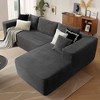 HOMLUX L Shape Modular Sectional Sofa Couch, Deep Seat Modern Minimalist Couches for Living Room - 2 of 4