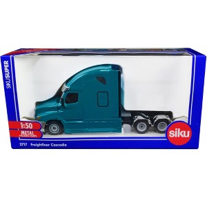 Freightliner Cascadia Tractor Truck Teal 1/50 Diecast Model by Siku - 1 of 4