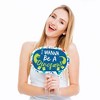 Big Dot of Happiness Funny Roar Dinosaur - Dino Mite T-Rex Baby Shower or Birthday Party Photo Booth Props Kit - 10 Piece - 2 of 4