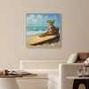 Art Remedy Cheetah Surfer Chic Coastal Wall Art Framed - 2 of 4