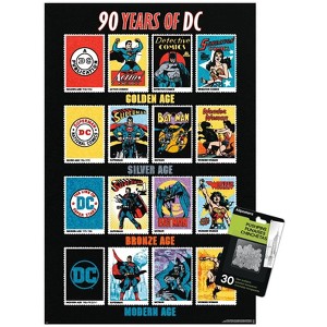 Trends International DC Comics 90th - 90 Years Of DC Unframed Wall Poster Prints - 1 of 4