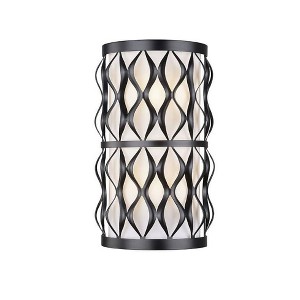 Z-Lite Harden 2 - Light Sconce in  Matte Black - 1 of 4