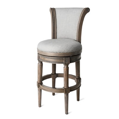 Maven Lane Pullman Wooden Kitchen Swivel Stool