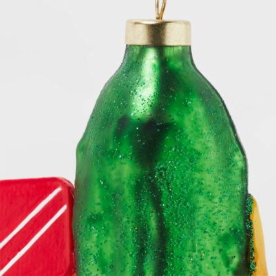 Glass Pickleball Christmas Tree Ornament Green - Wondershop™, 4 of 5