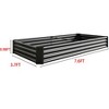 Maggift Raised Garden Bed, for flower planters, vegetables herbs, Black, 91.2"*44.4"*11.76" - image 2 of 4