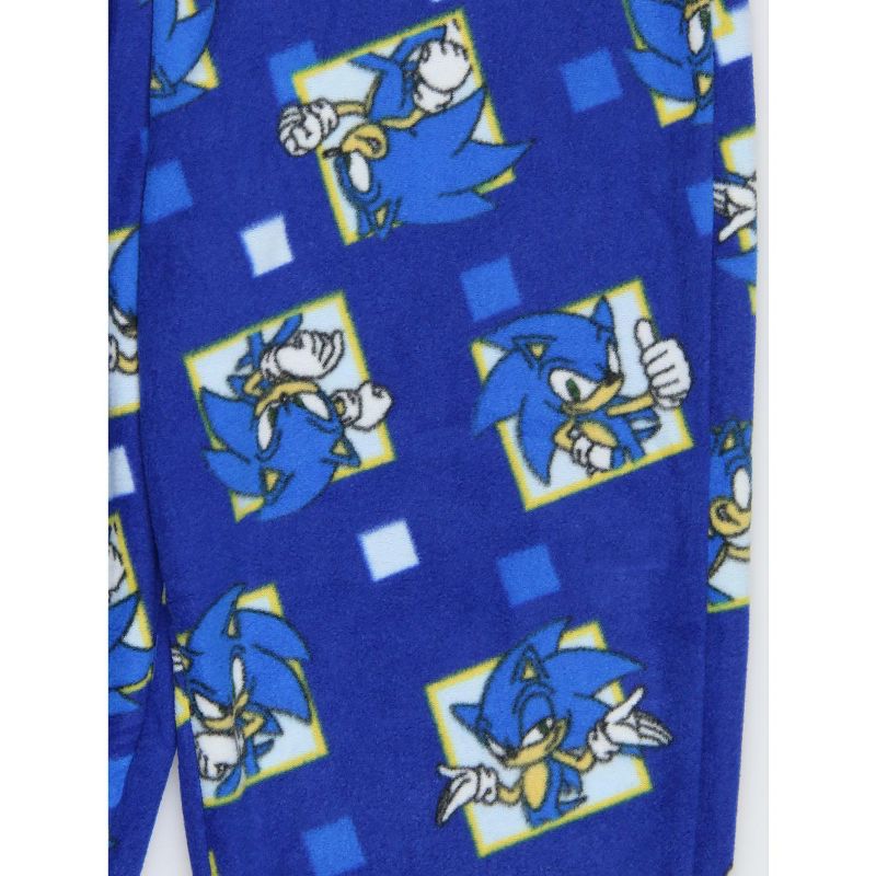 Sonic The Hedgehog Pajamas Boys Legendary Gamer Two Piece Kids Pajama Set, 5 of 7