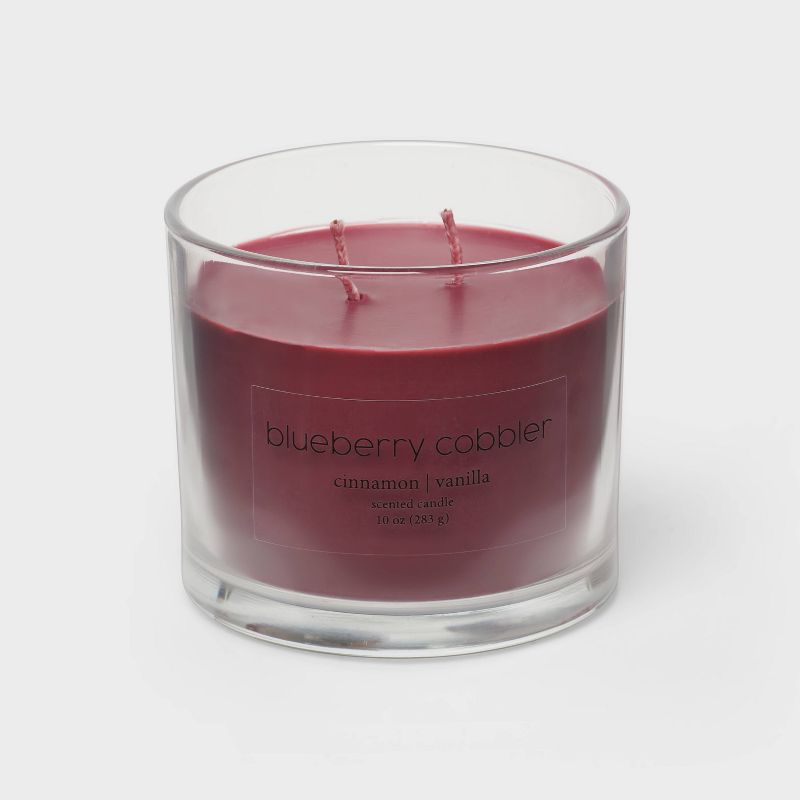 Glass Jar 2-Wick Blueberry Cobbler Candle Berry Purple - Room Essentials™, 4 of 6