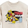 Boys' - Disney - Firefighter Mickey & Friends Graphic Long Sleeve Fleece Sweatshirt - 2 of 4