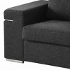 CAVINAS Woven Accent Chair with Removable Backrest and Steel Legs,Cozy Upholstered Living Room Chairs,Reading Chairs for Living Room - 3 of 4