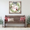 Courtside Market Love Pinecone Wreath 16x16 Gallery-Wrapped Canvas - 2 of 4