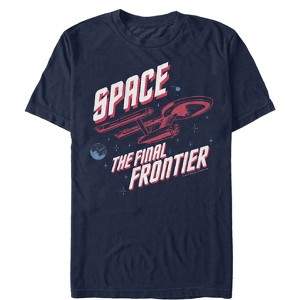 Men's Star Trek: The Original Series Vintage Space Final Frontier T-Shirt - 1 of 4
