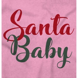 Cute Christmas Carol Santa Baby Toddler Baby Girl T Shirt Brisco Brands - 1 of 4