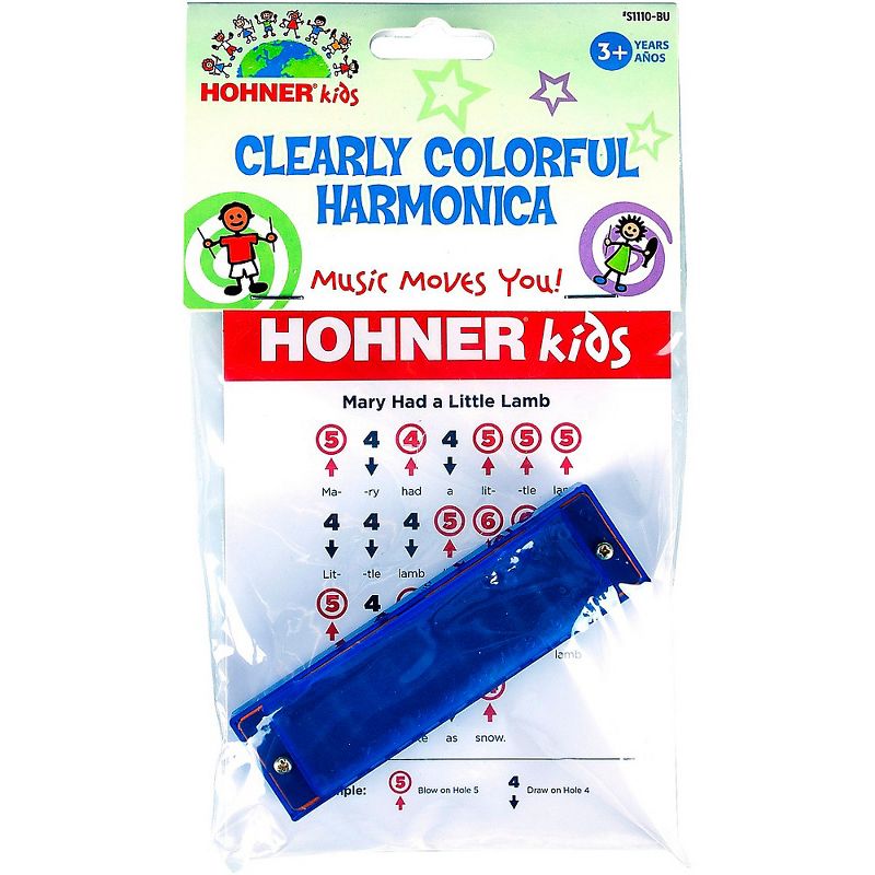 Hohner Kids Clearly Colorful Harmonica, 2 of 3