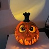 Halloween Party Props for Outdoor Elegant Skull Head Pumpkin Shape Light Ornament Festival Celebration Embellishment - 3 of 4