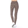Slickblue Women's High-Waisted Yoga Style Leggings, One Size, Banded Lined Knit, Brown/Black/Grey/Snake Skin/Tie Dye - 4 of 4