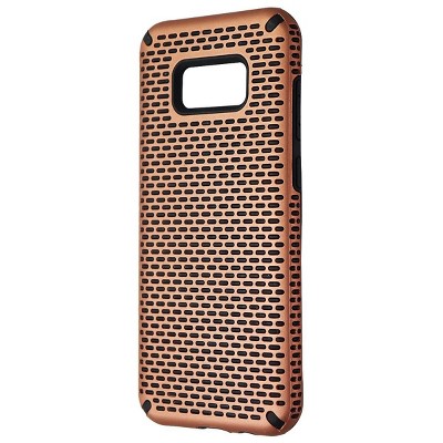 Zizo Echo Series Compatible with Samsung Galaxy S8 Plus Case Rose Gold Black