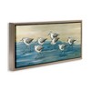 Stupell Industries Sandpiper Bird Flock Beach Shoreline Floating Frame Canvas Art - 2 of 4