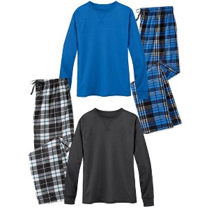 Collections Etc 4-pc Pack Men's Pajama Set - 1 of 4