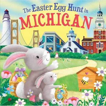 Easter Egg Hunt in Michigan - by Laura Baker (Board Book)