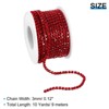 Unique Bargains DIY Clothing Decoration Crystal Rhinestone Sew on Close Claw Chain Trim - 2 of 4