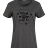 Women's - Instant Message - What Will Be Will Be Graphic T-shirt Dress - 2 of 4