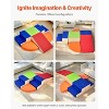 Angel Sar 6 Piece Foam Climbing Blocks Set for Toddlers, Soft Modular Play Gym with Non-Slip Base, Educational Climbing Toys for Indoor Active Play - 2 of 4