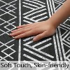 Acekool 8x10 Boho Rug - Washable Geometric Carpet with Non-Slip Backing - 4 of 4