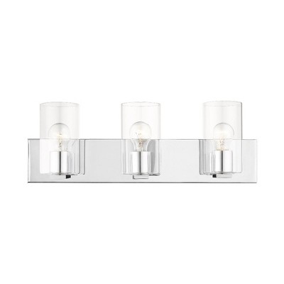 Livex Lighting Zurich 3 - Light Vanity in  Polished Chrome