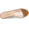 Allegra K Women's Clear Strap Stiletto Slide Heels Sandals - 4 of 4