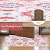 Machine Washable Large Area Rug Modern Low Pile Non Slip Thin Accent Carpet for Living Room Kitchen Bedroom - 4 of 4