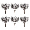 Melrose Flocked Pine Cone Bundle (Set of 6) - 3 of 3