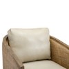 360 Degree Swivel Barrel Club Chair for Nursery, Hotel, Bedroom, Office, Lounge - 3 of 4