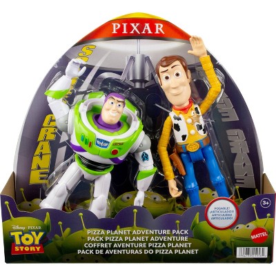 Детские фигурки Pixar Toy Story Buzz and Woody 7" Pizza Planet Adventure Figure Set - 2pk — фото 2