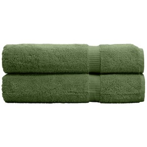 BC BARE COTTON Luxury Hotel & Spa Towel Turkish Cotton Bath Sheet -35x70 Inches - Set of 2 - 1 of 4