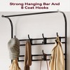 23.6''Coat Rack, 3-in-1 Hall Tree with Shoe Bench - 3 of 4
