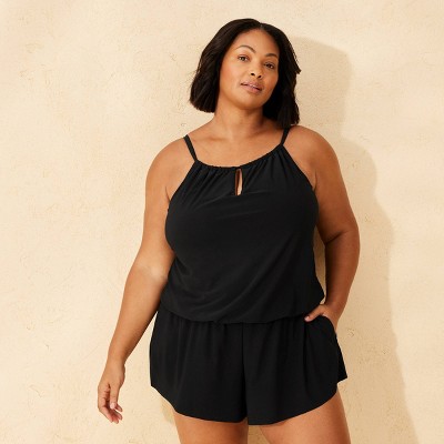 Women's Full Coverage Swim Romper - Shade & Shore™