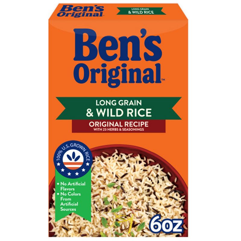 Ben&#39;s Original Seasoned Long Grain &#38; Wild Rice - 6oz, 1 of 8