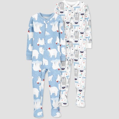 just one you footed pajamas