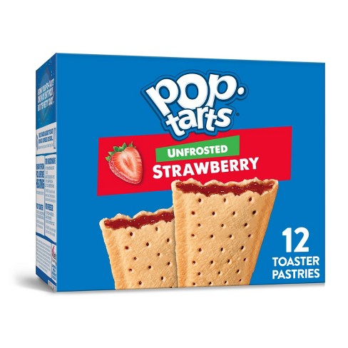 Kellogg's Unfrosted Strawberry Pastries - 12ct/20.31oz : Target