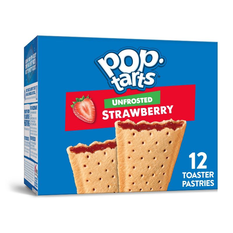Pop-Tarts Unfrosted Strawberry Pastries - 12ct/20.3oz, 1 of 14
