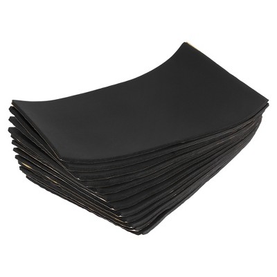 X AUTOHAUX 12pcs 8mm 315mil 19.38sqft Car Sound Deadener Insulation Mat Cotton Blend Door Audio Noise Insulation 20"x12"